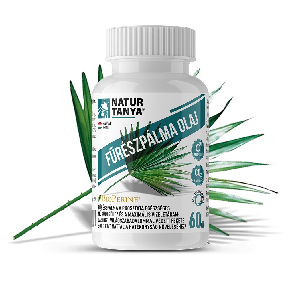 Natur Tanya® Fűrészpálma Olaj (szabalpálma, Saw Palmetto)