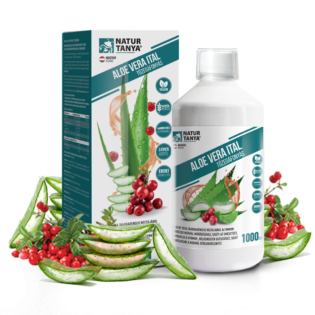 Natur Tanya® Aloe Vera Ital Tőzegáfonyás, Erdei Gyümölcsös