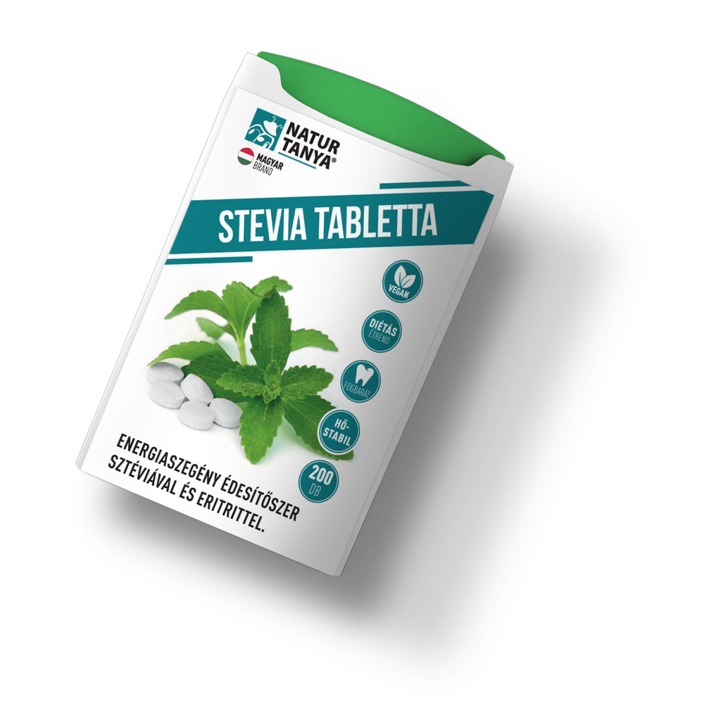 Natur Tanya® Stevia Tabletta (édesfű, Jázminpakóca). Energiaszegény Édesítőszer Sztéviával És Eritritte