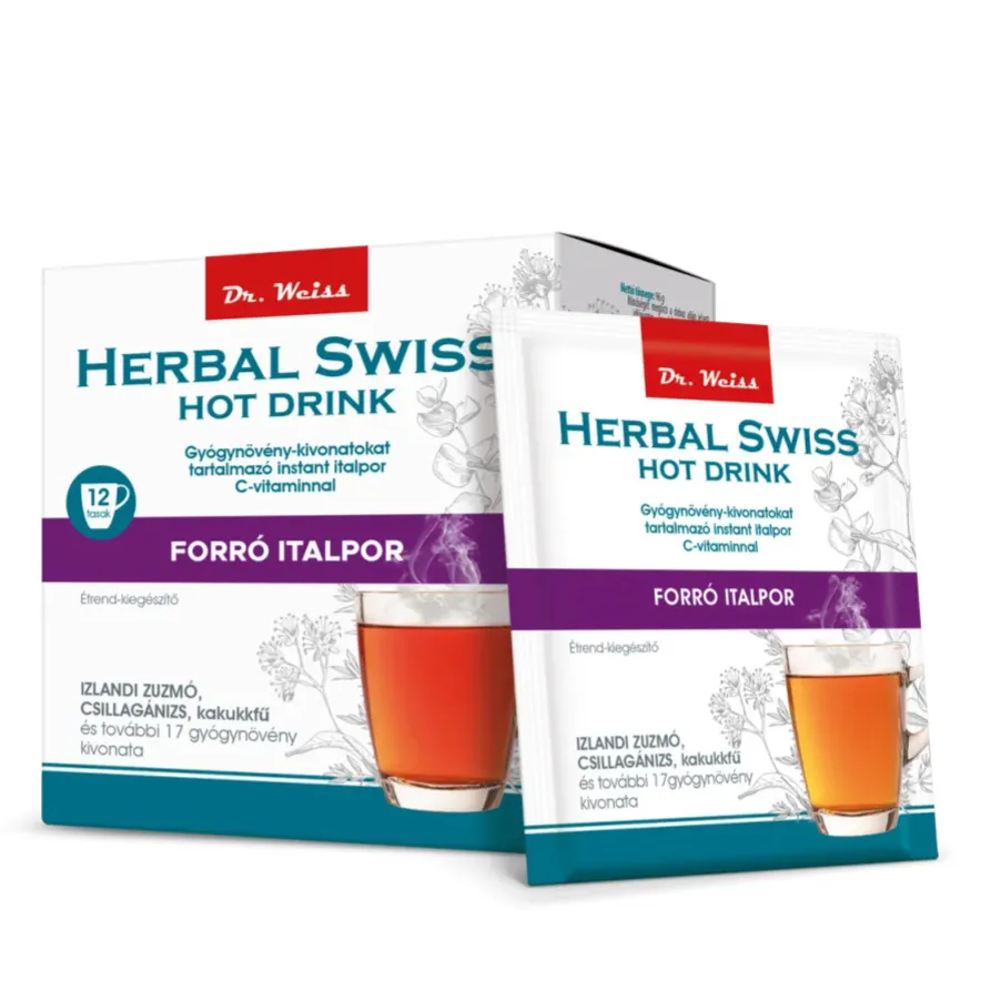 [You-0081] Herbal Swiss Hot Drink instant italpor 12 x