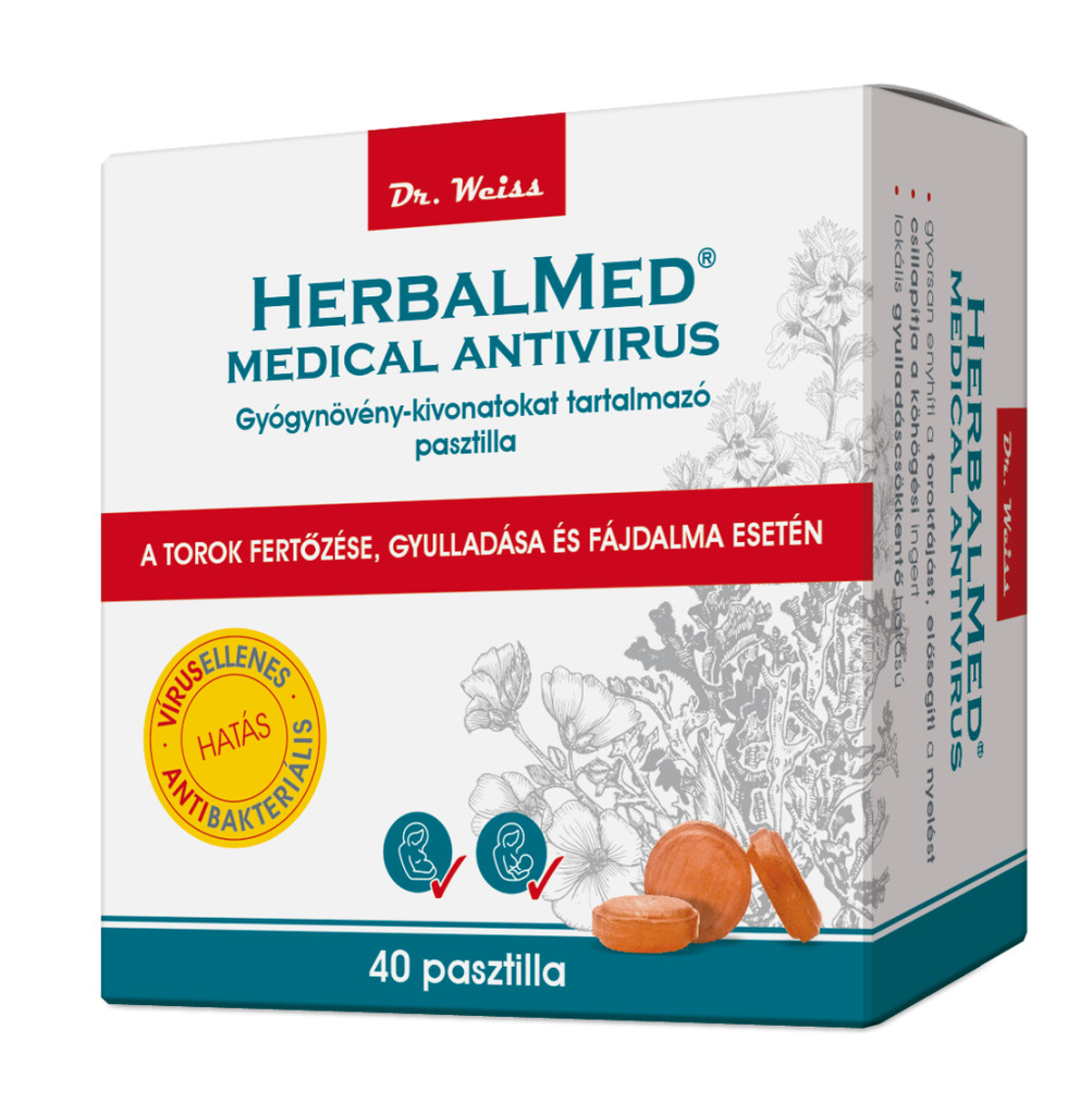 Herbalmed Medical pasztilla 40 x