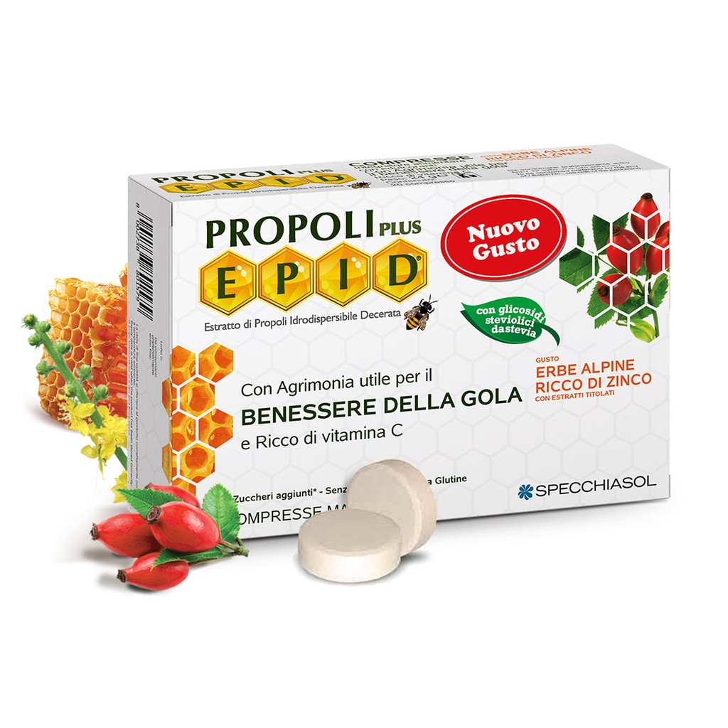 [Tany-10042] Natur Tanya® S. Epid® Propoliszos Szopogatós Tabletta Alpesi Növénnyel, Cinkkel, C-vitaminnal És Édesítőszerekkel