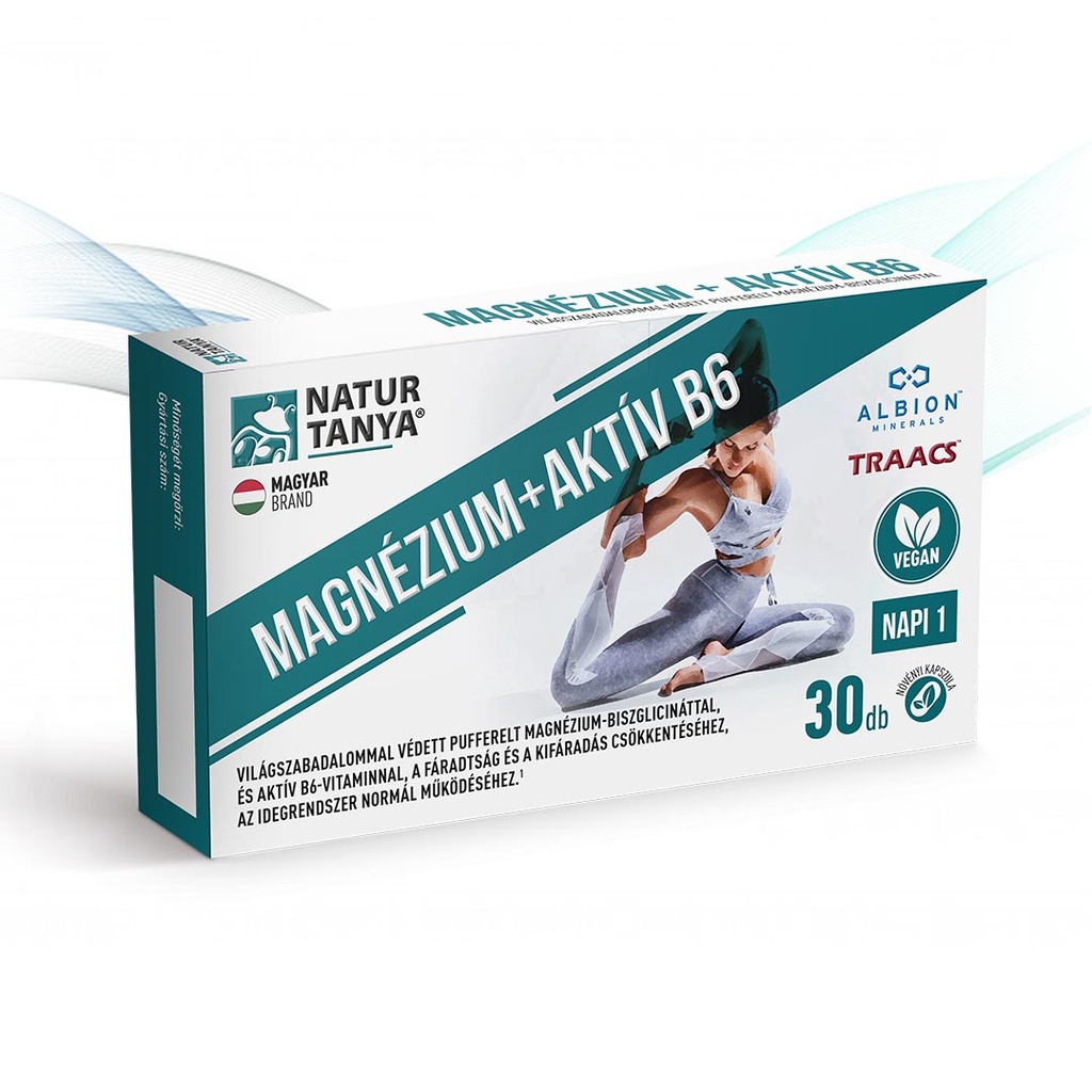 Natur Tanya® Vegán Magnézium + Aktív B6